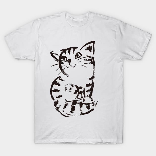 Cat T-Shirt by sanogawa